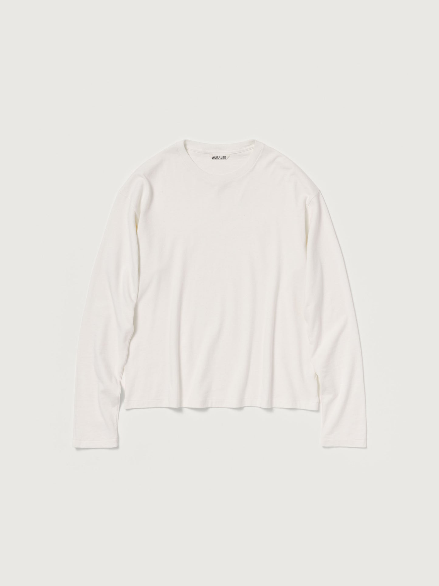 AURALEE 26AW BRUSHED ORGANIC COTTON JERSEY L/S TEE