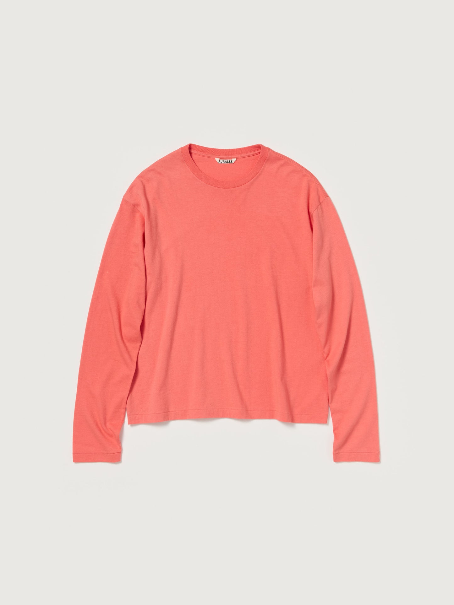 AURALEE 26AW BRUSHED ORGANIC COTTON JERSEY L/S TEE