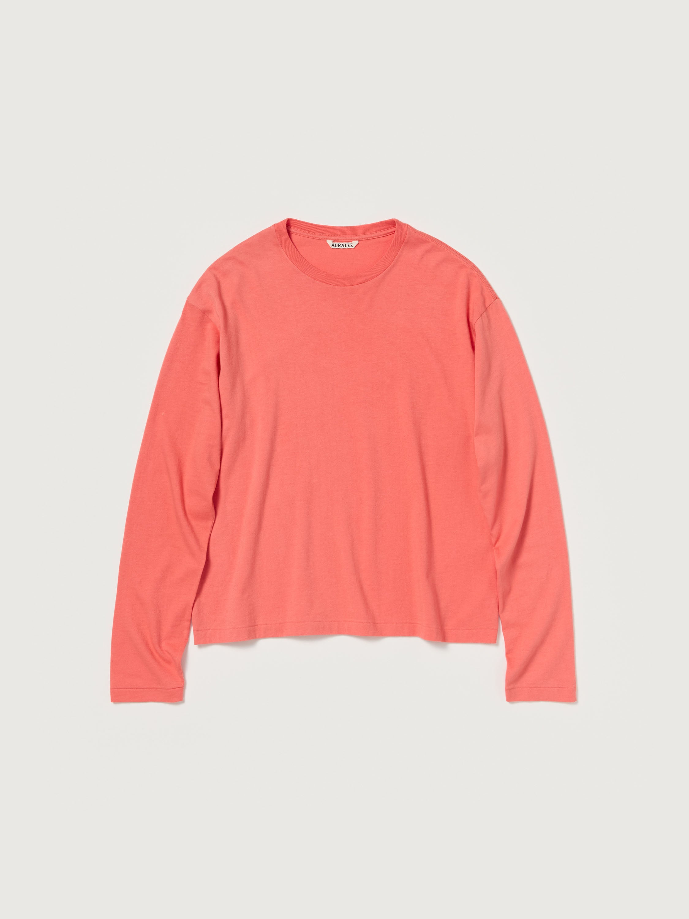 AURALEE 26AW BRUSHED ORGANIC COTTON JERSEY L/S TEE