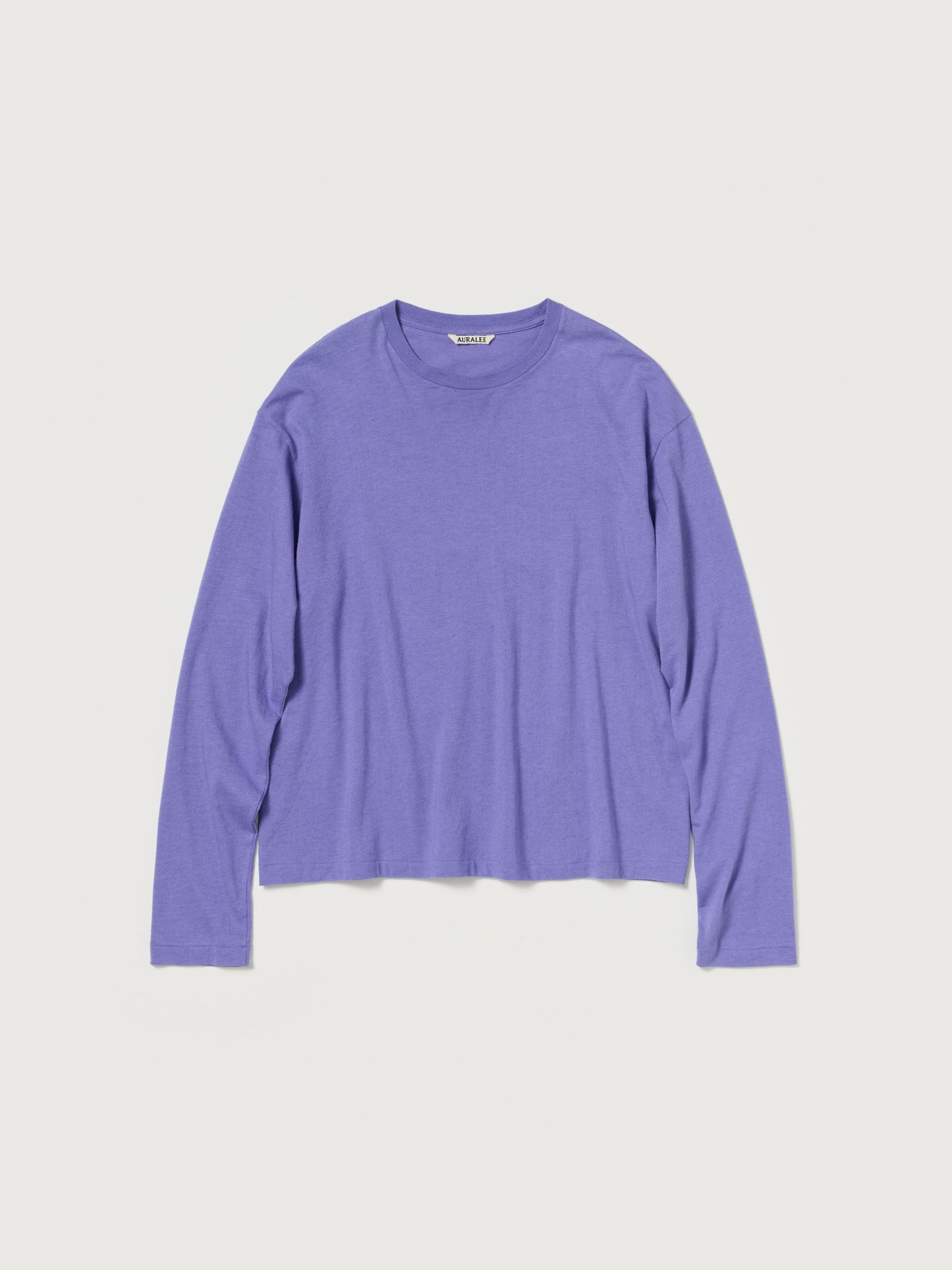 AURALEE 26AW BRUSHED ORGANIC COTTON JERSEY L/S TEE