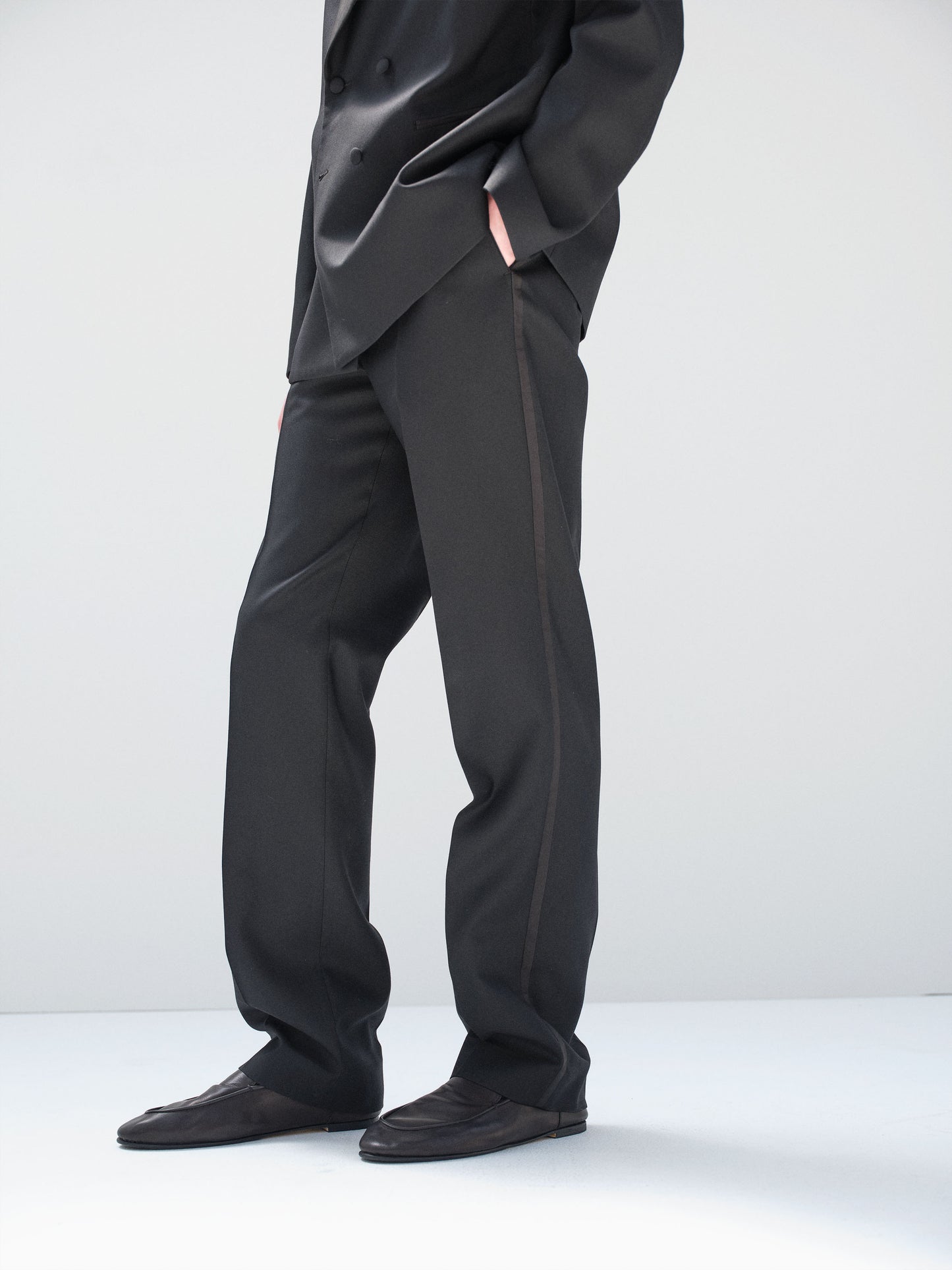 AURALEE 26AW HIGH-DENSITY WOOL WORSTED SLACKS