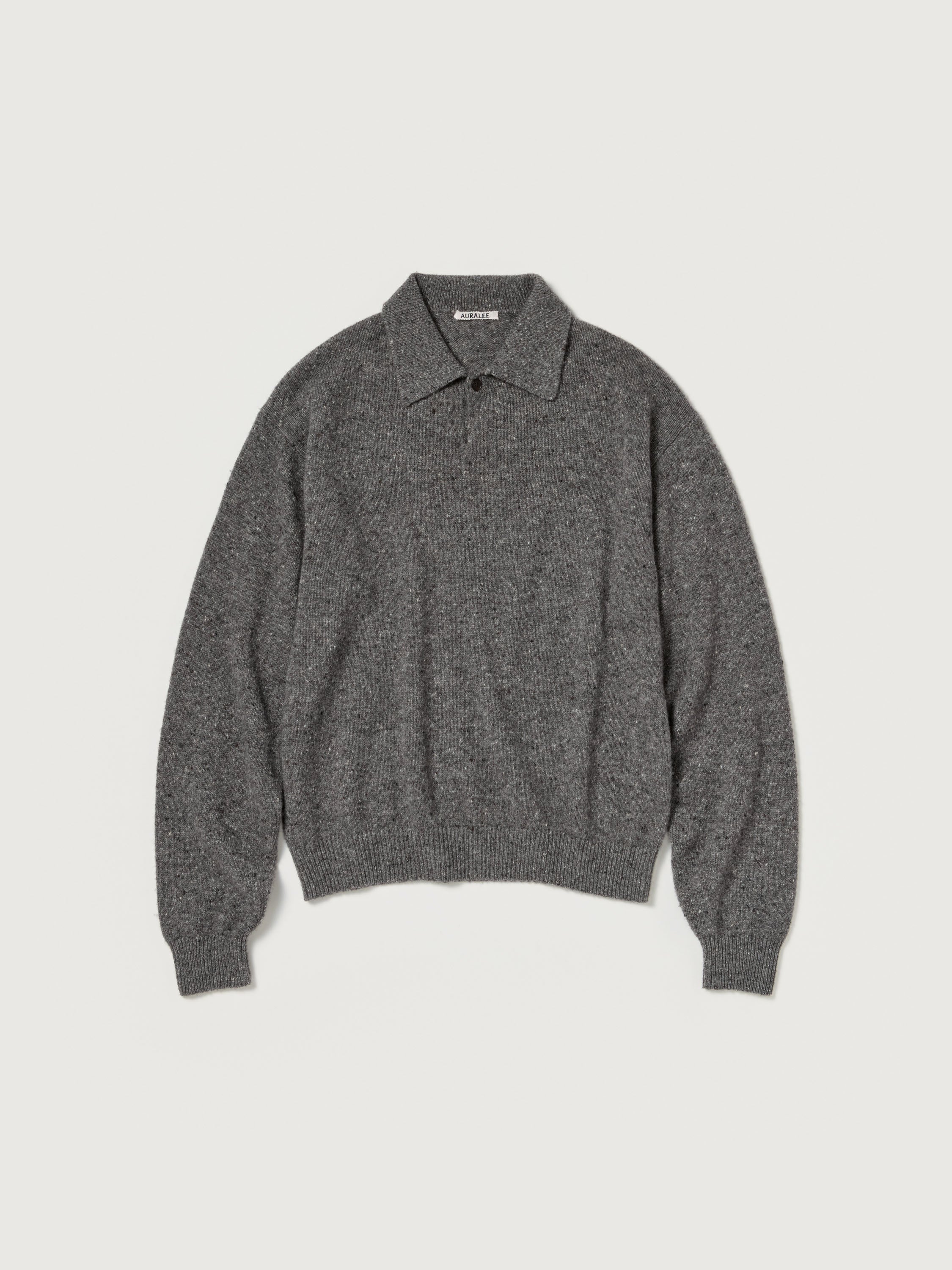 AURALEE 26AW CASHMERE NEP KNIT POLO – Vintage Concept Store