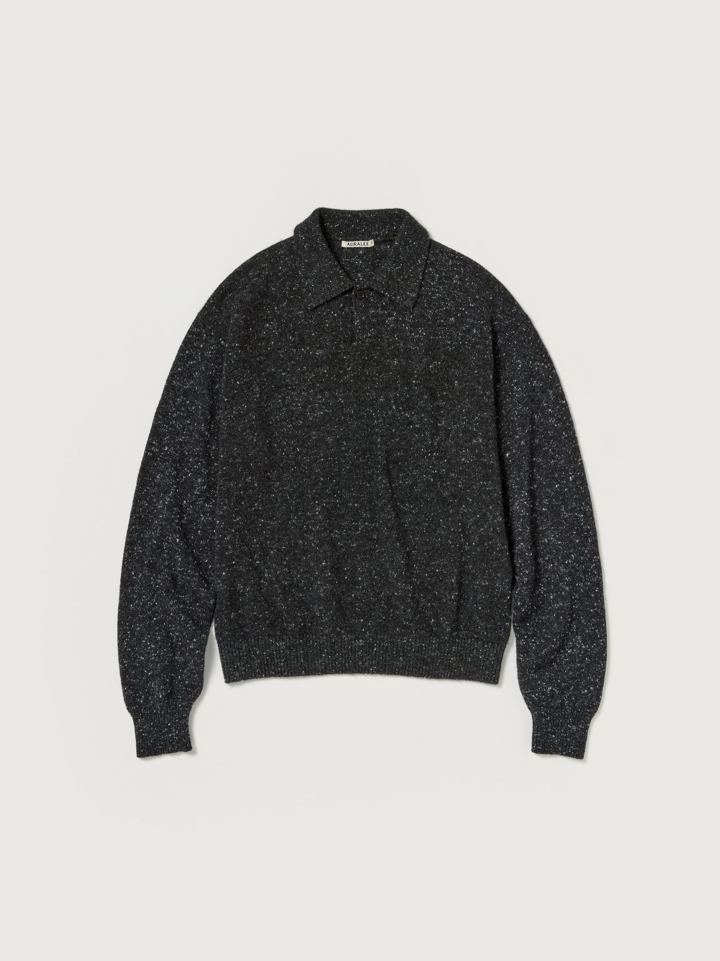 AURALEE 26AW CASHMERE NEP KNIT POLO