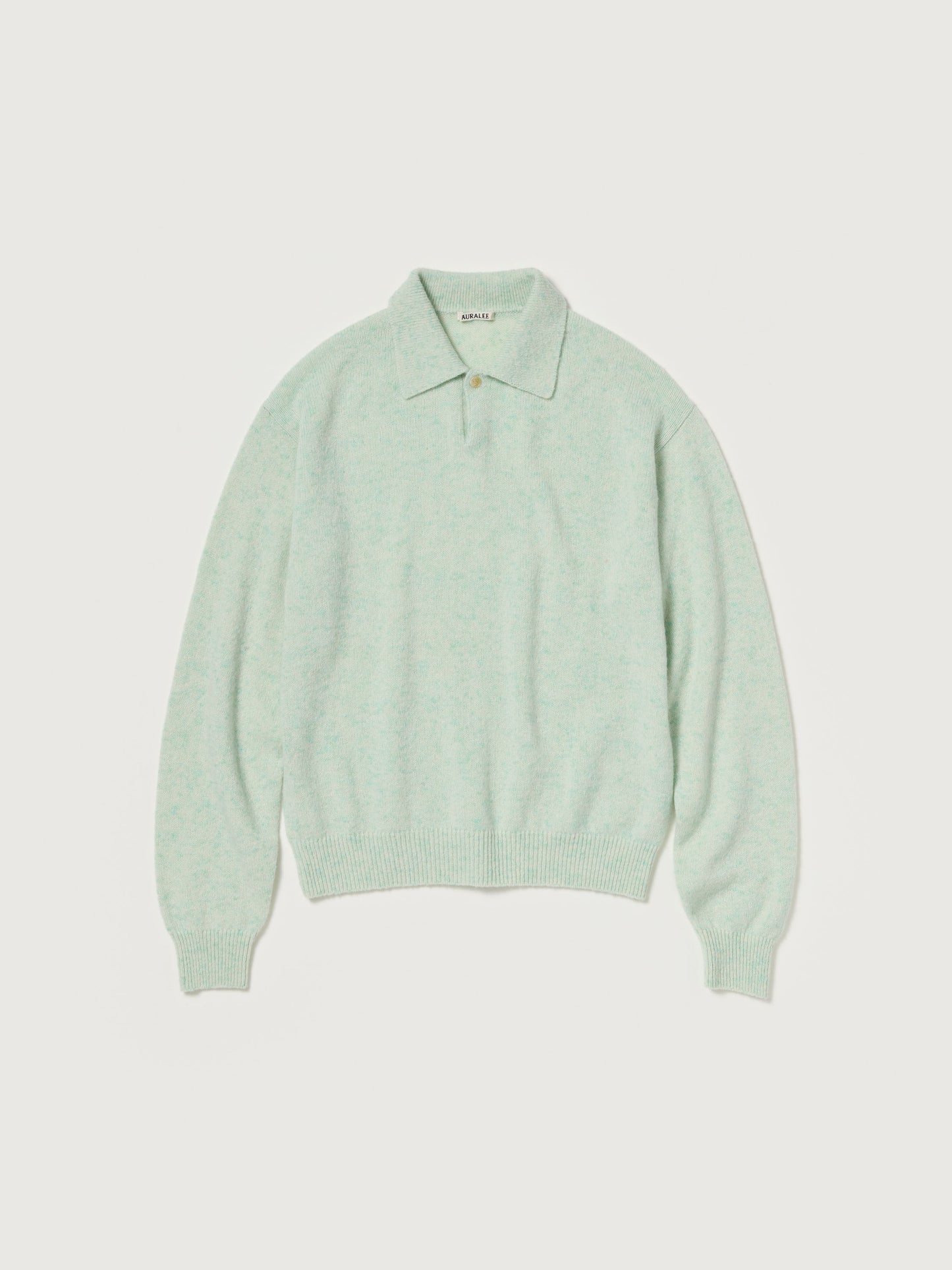 AURALEE 26AW CASHMERE NEP KNIT POLO
