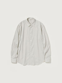 AURALEE 26AW COTTON SILK STRIPE SHIRT