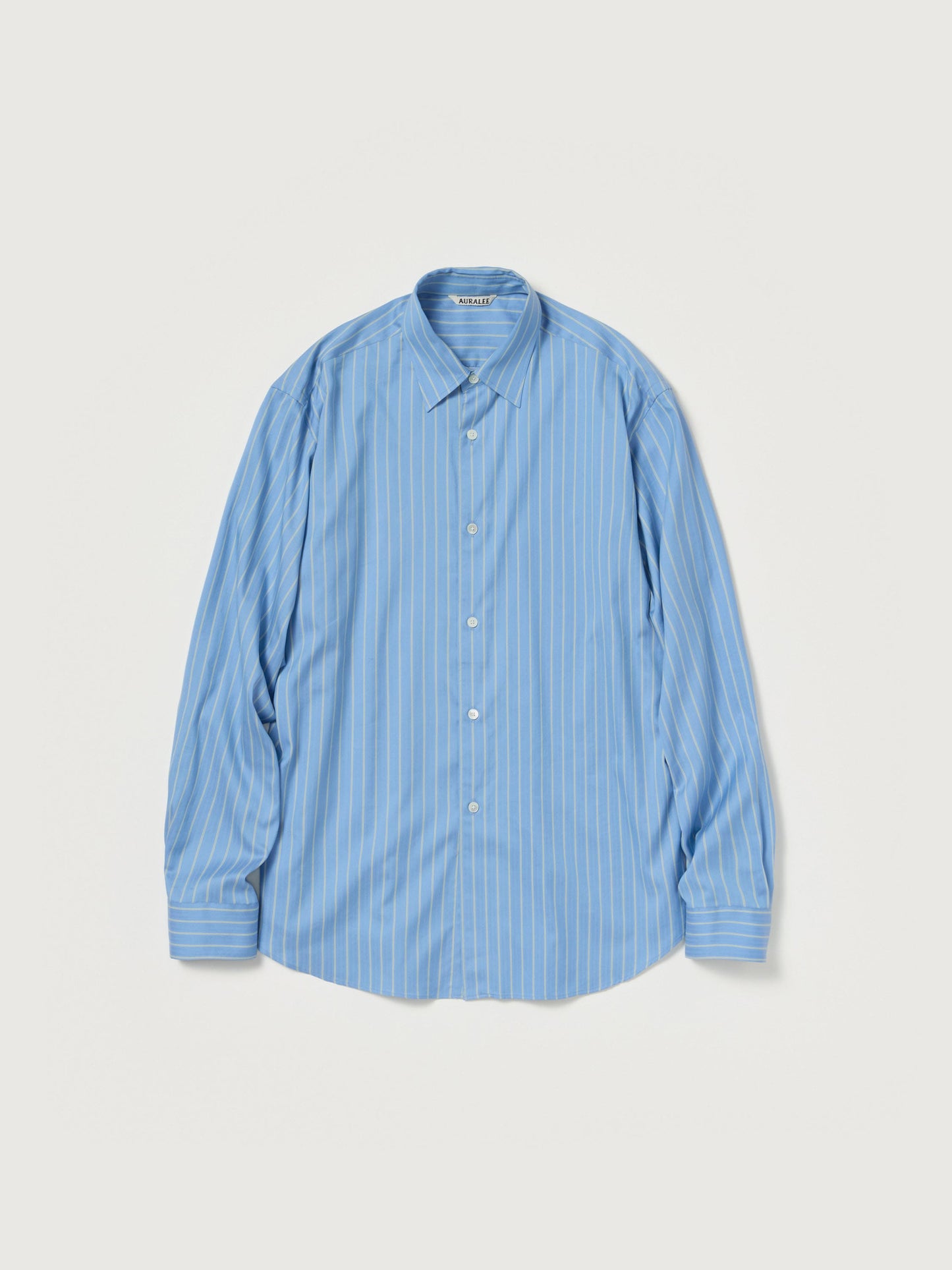 AURALEE 26AW COTTON SILK STRIPE SHIRT