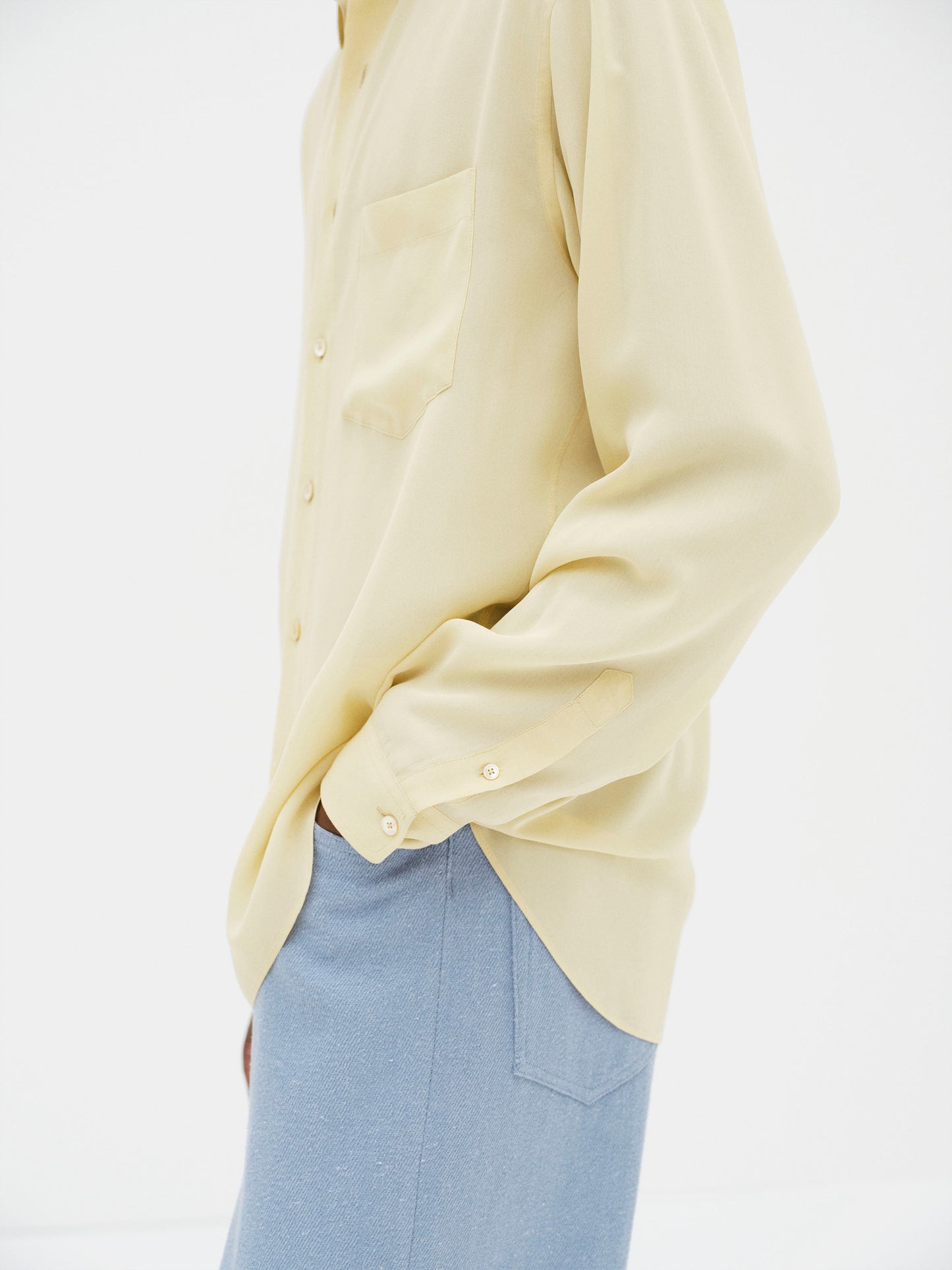 AURALEE 26AW AIRY SILK GEORGETTE SHIRT