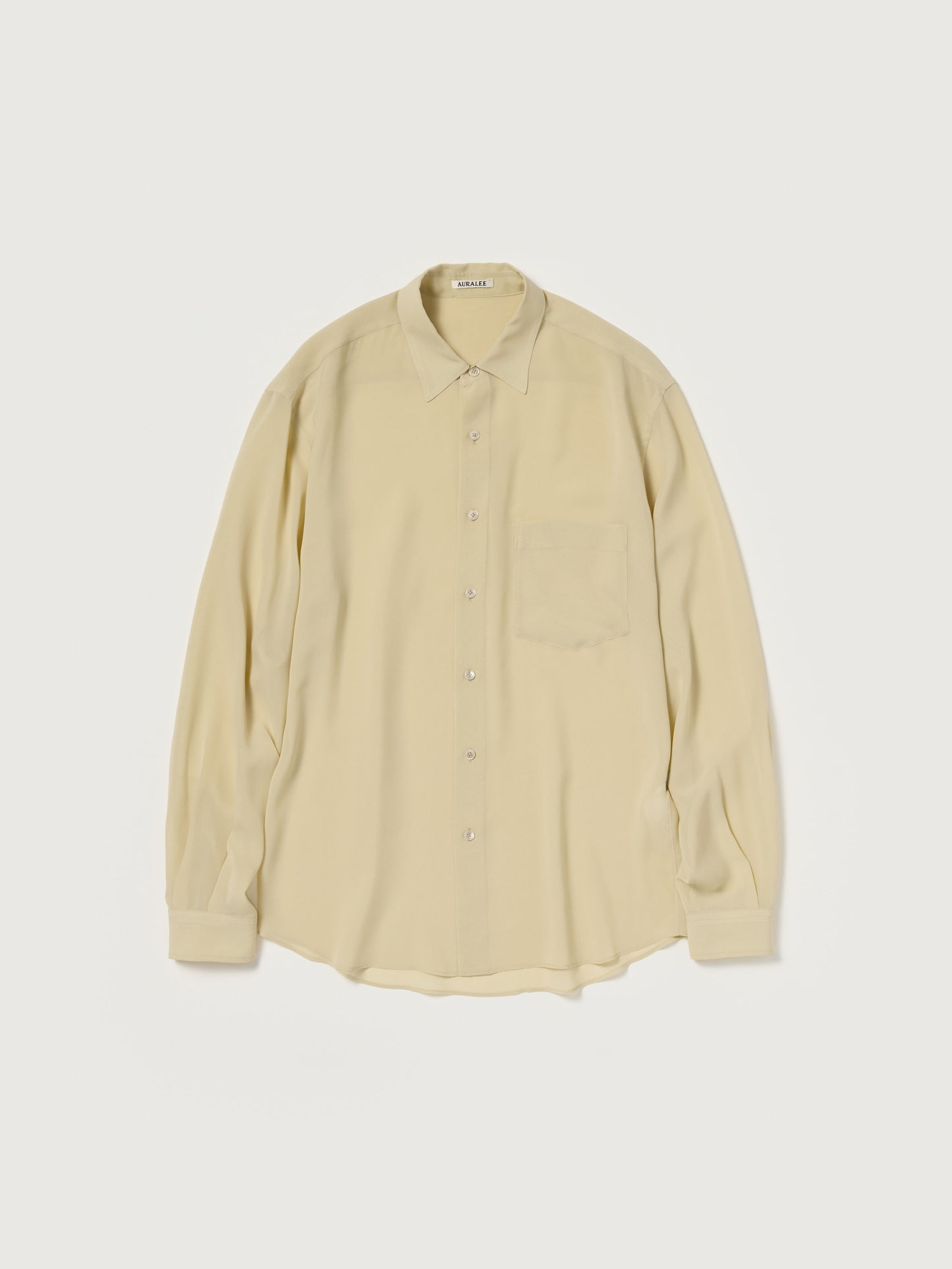 AURALEE 26AW AIRY SILK GEORGETTE SHIRT