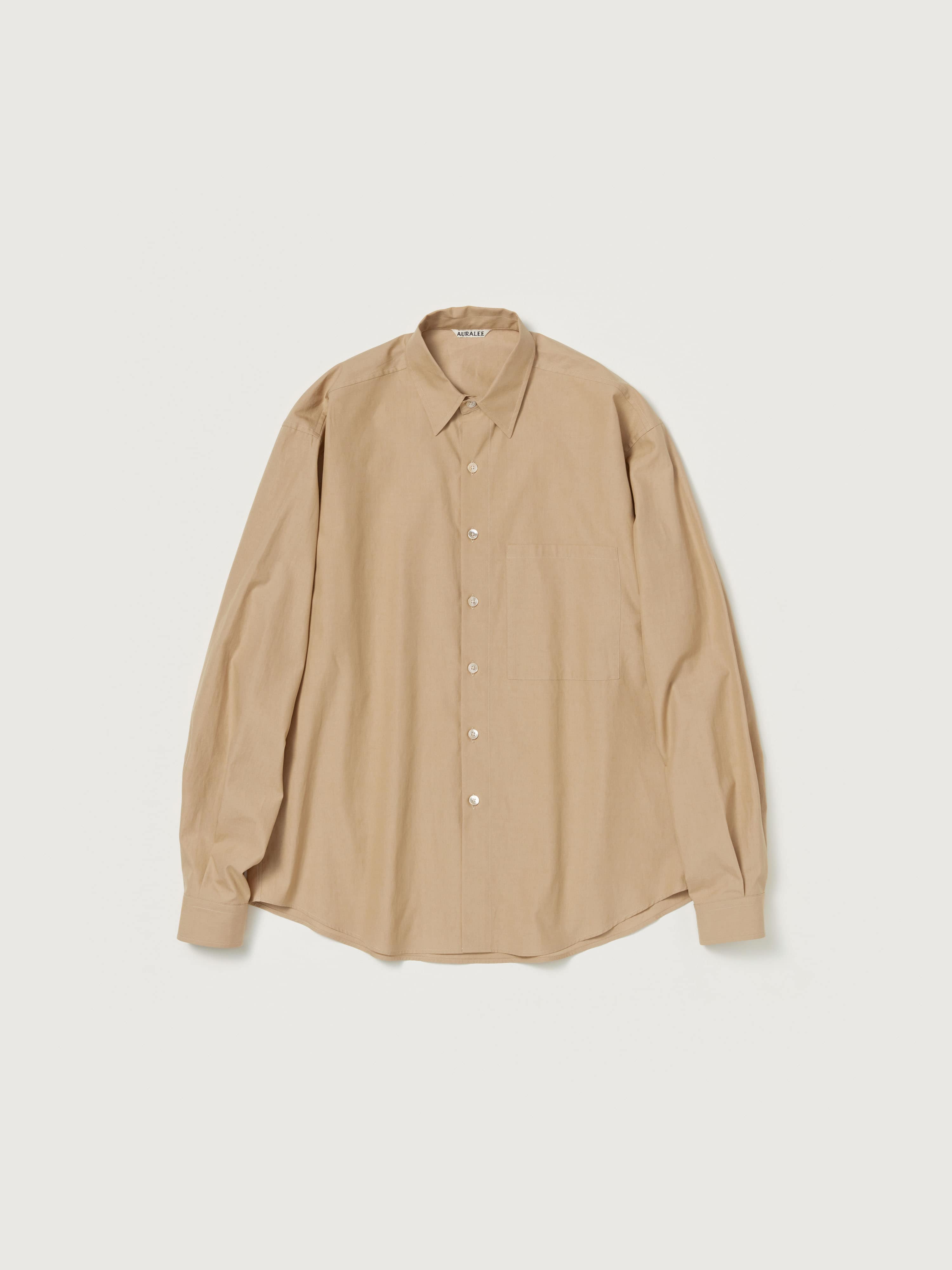 AURALEE 26AW WASHED FINX TWILL BIG SHIRT – Vintage Concept Store