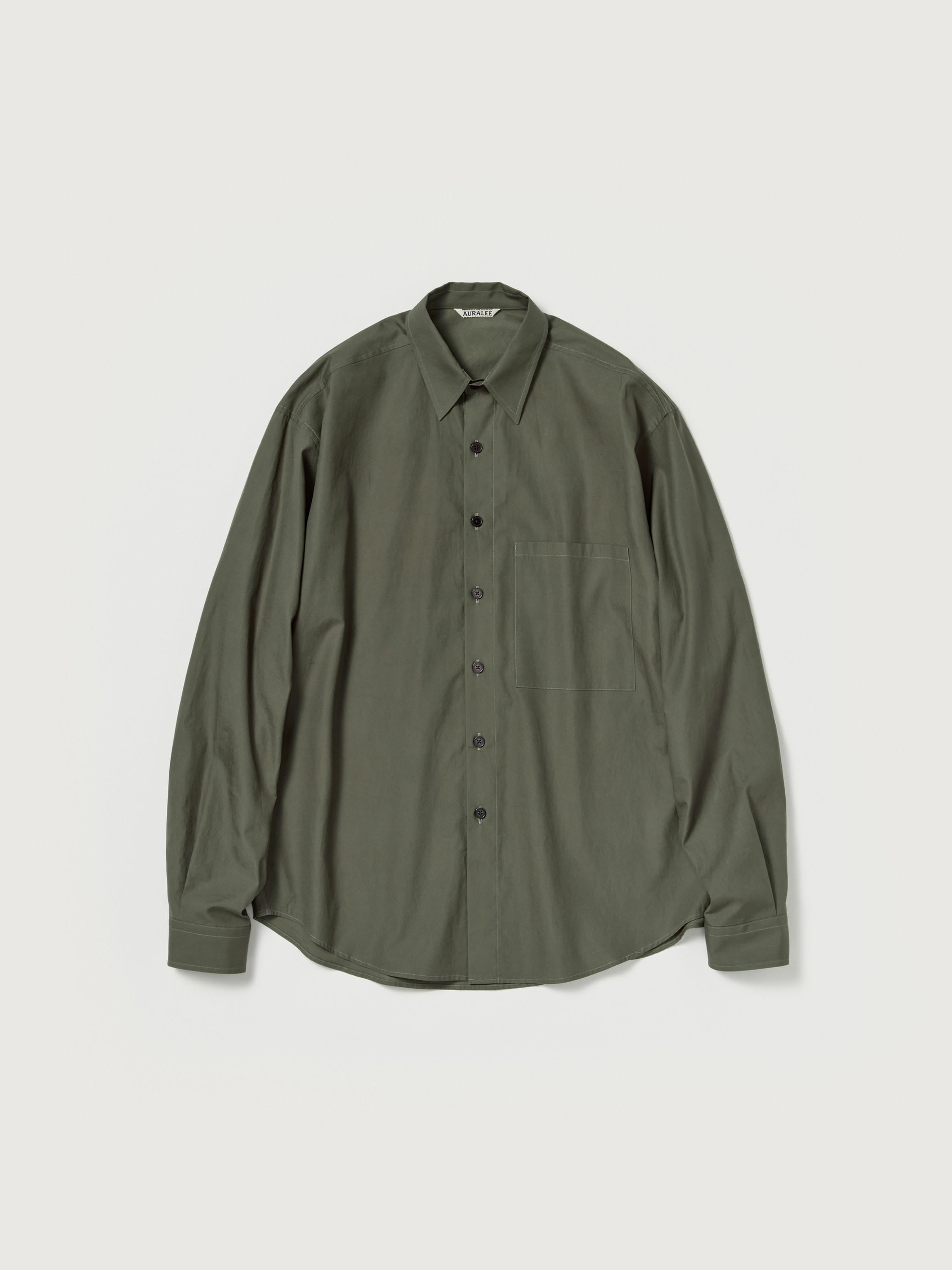AURALEE 26AW WASHED FINX TWILL BIG SHIRT