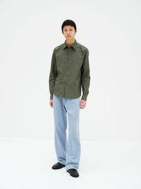AURALEE 26AW WASHED FINX TWILL SLIM SHIRT