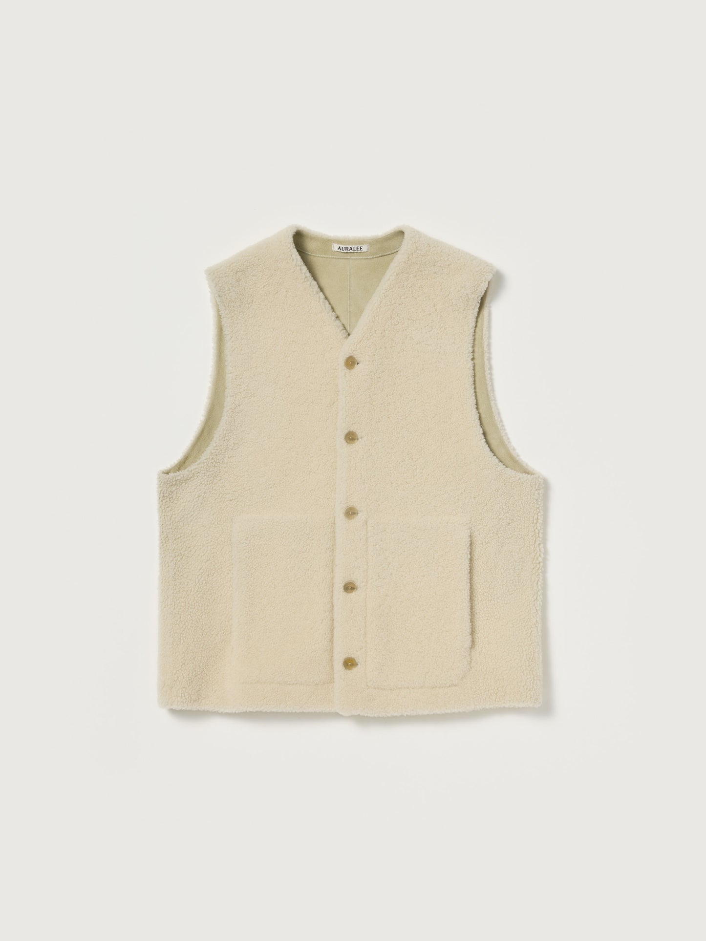 AURALEE 26AW MERINO MOUTON VEST