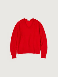 AURALEE 26AW BABY SURI ALPACA SHEER KNIT V-NECK P/O