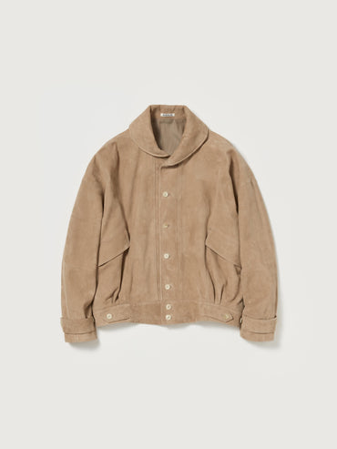 AURALEE 26SS SILKY GRAIN SUEDE BLOUSON
