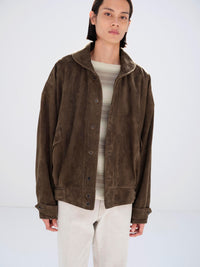 AURALEE 26SS SILKY GRAIN SUEDE BLOUSON