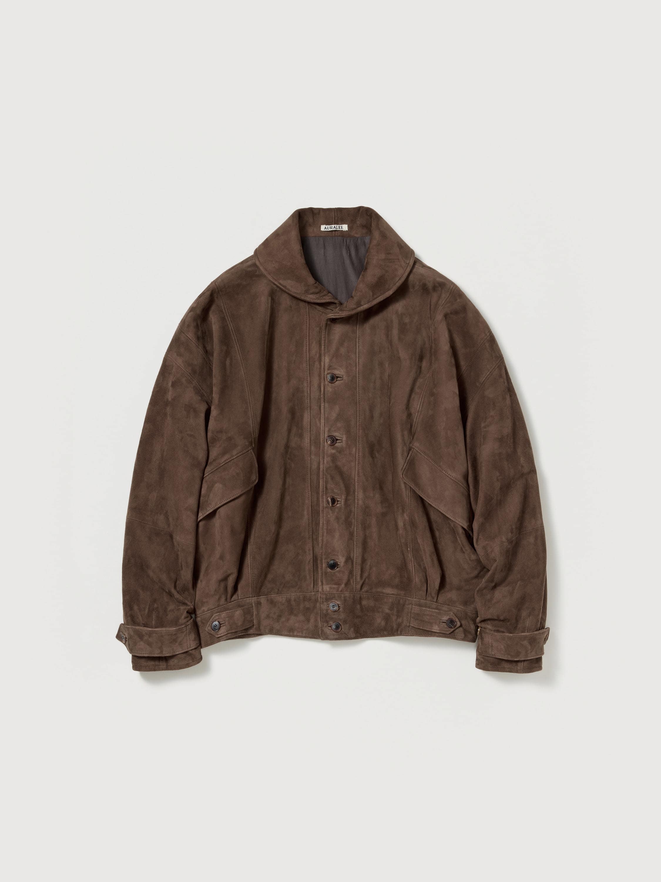 AURALEE 26SS SILKY GRAIN SUEDE BLOUSON