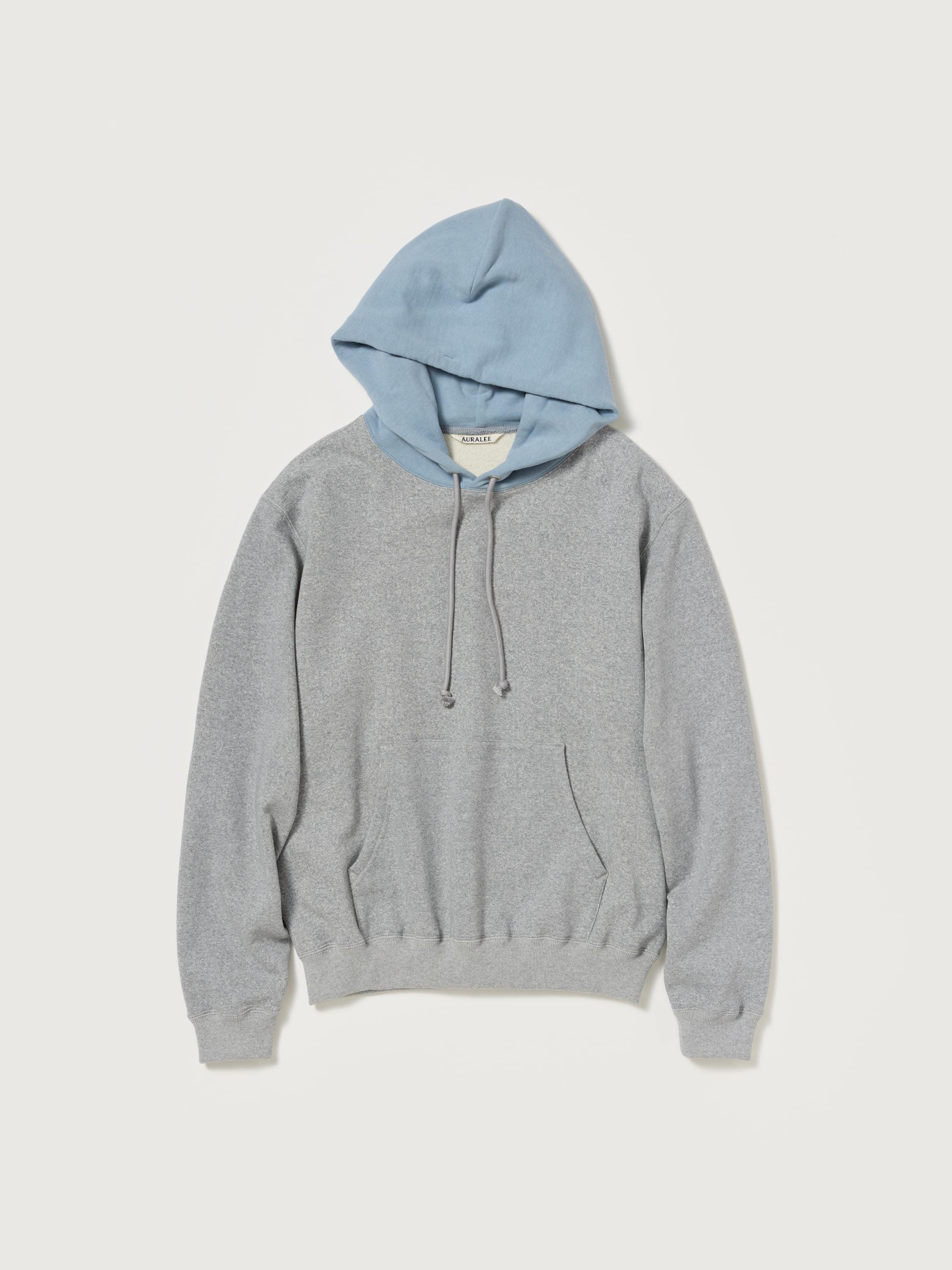 AURALEE 26SS SMOOTH SOFT BD SWEAT P/O PARKA