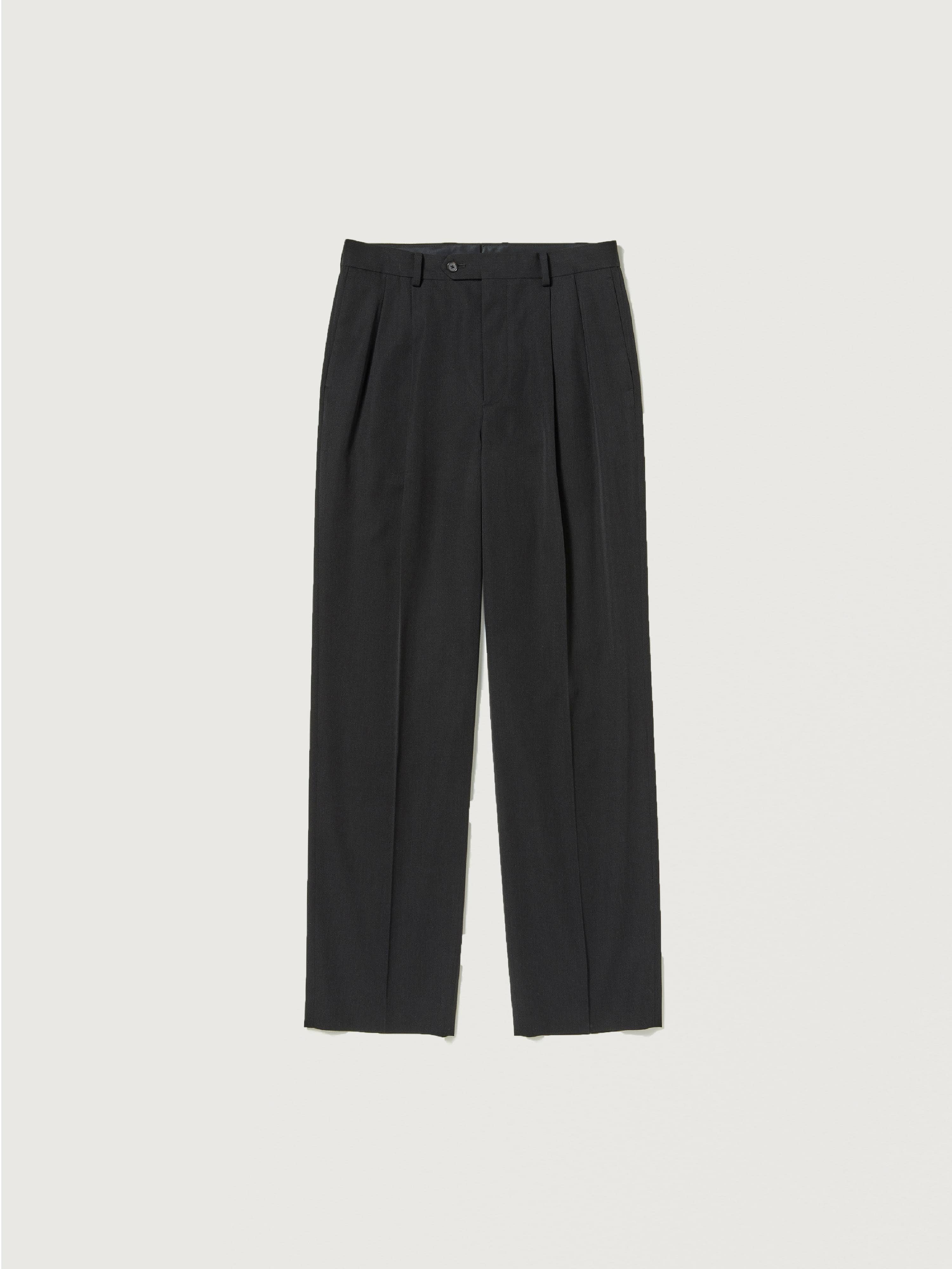 AURALEE 26SS LIGHT WOOL MAX GABARDINE TWO-TUCK SLACKS