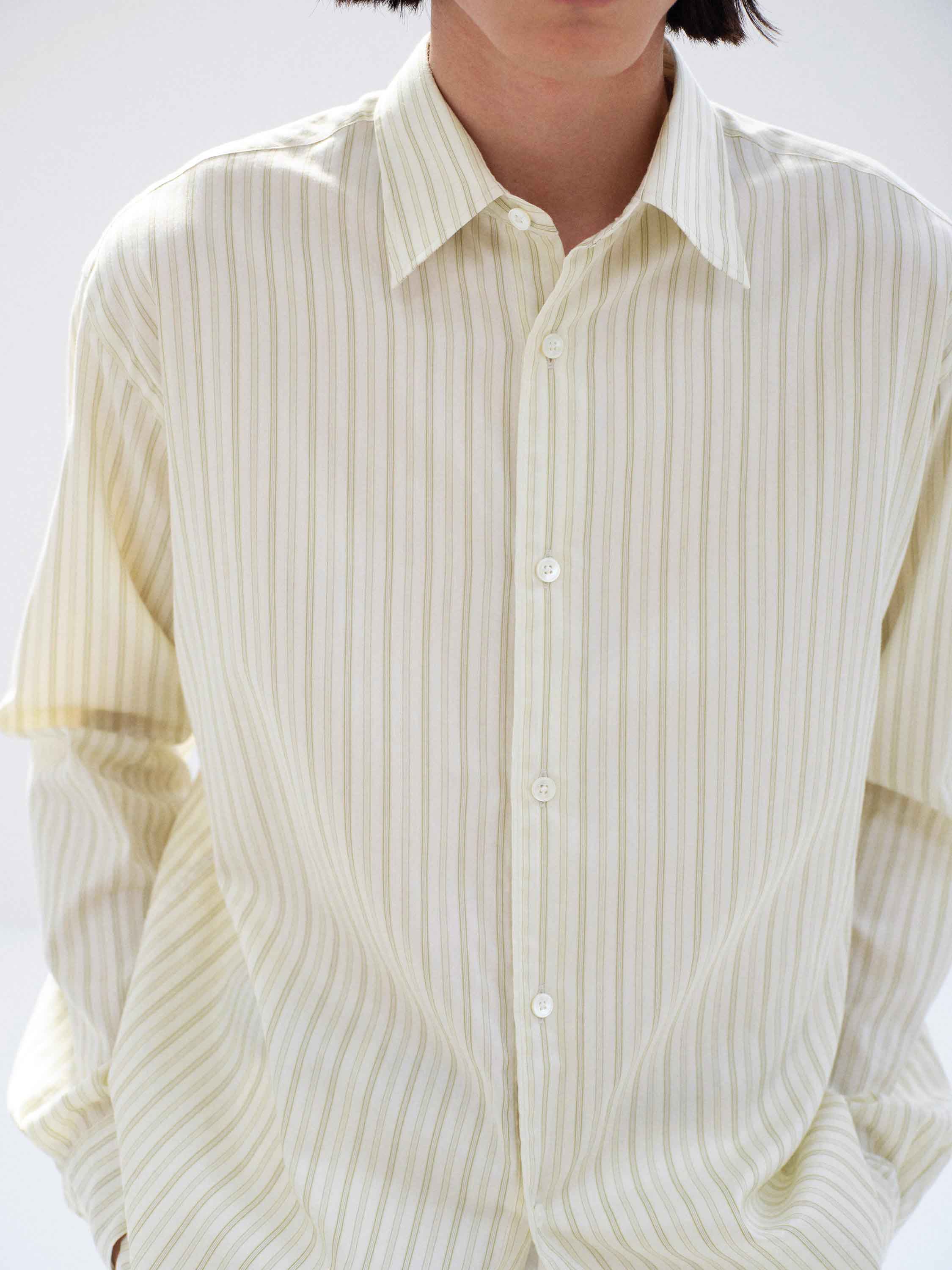 AURALEE 26SS COTTON SILK STRIPE SHIRT – Vintage Concept Store